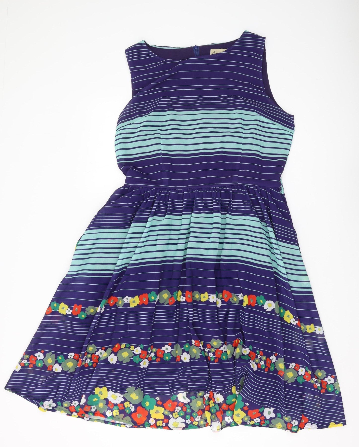 Lindy Bop Women's Multicoloured A-Line Dress Size 14