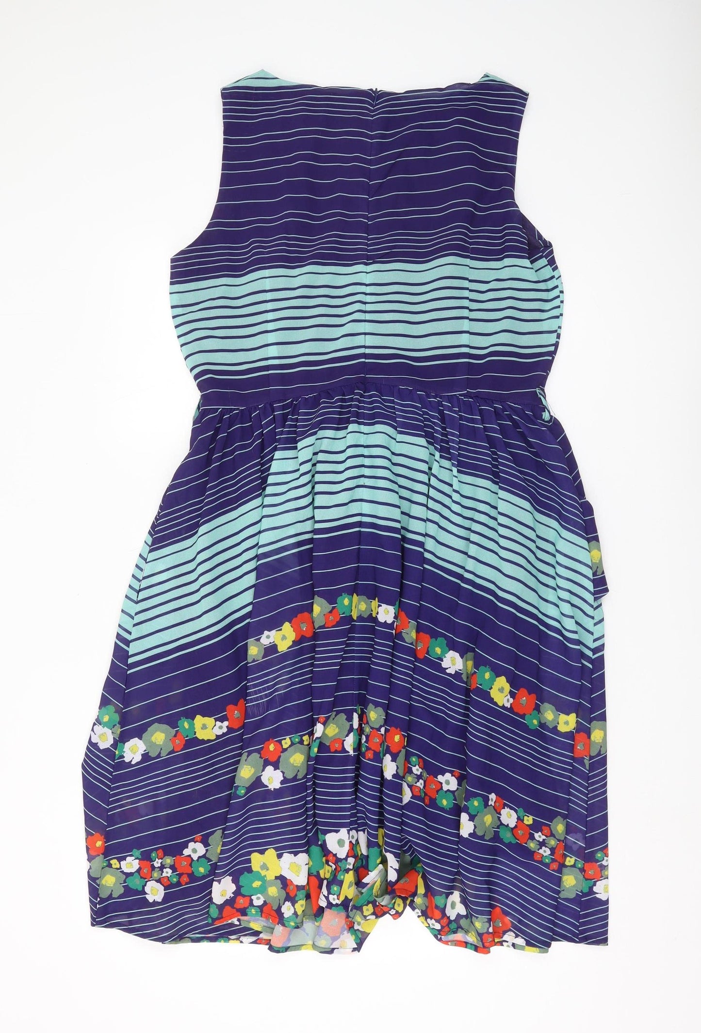 Lindy Bop Women's Multicoloured A-Line Dress Size 14