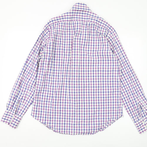 Zara Man Multicoloured Check Long Sleeve Shirt L