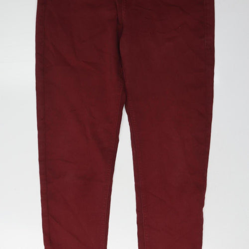 Marks and Spencer Women's Red Skinny Jeans Size 14