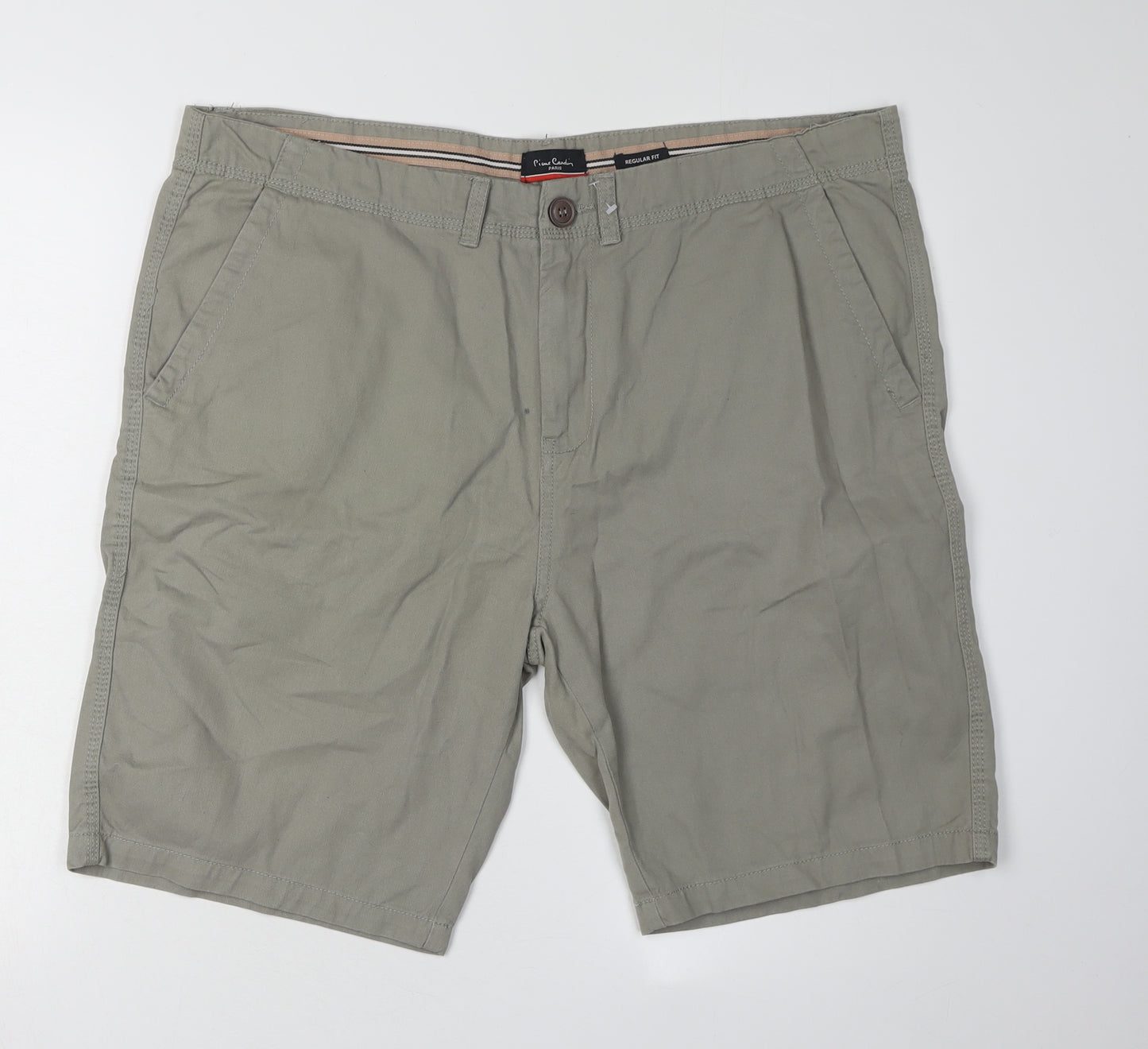 Pierre Cardin Men's Green XL Chino Shorts