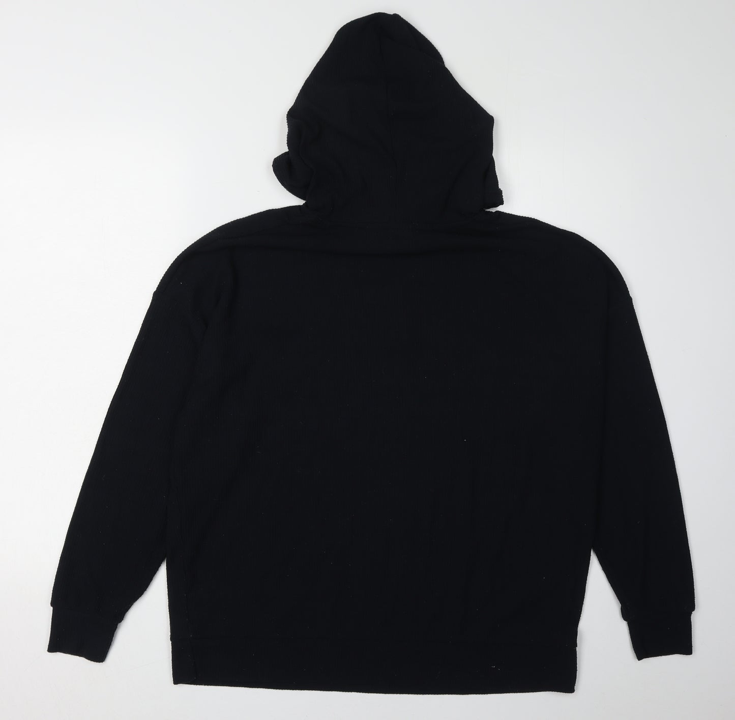 USA PRO Unisex Black Pullover Hoodie Size 10