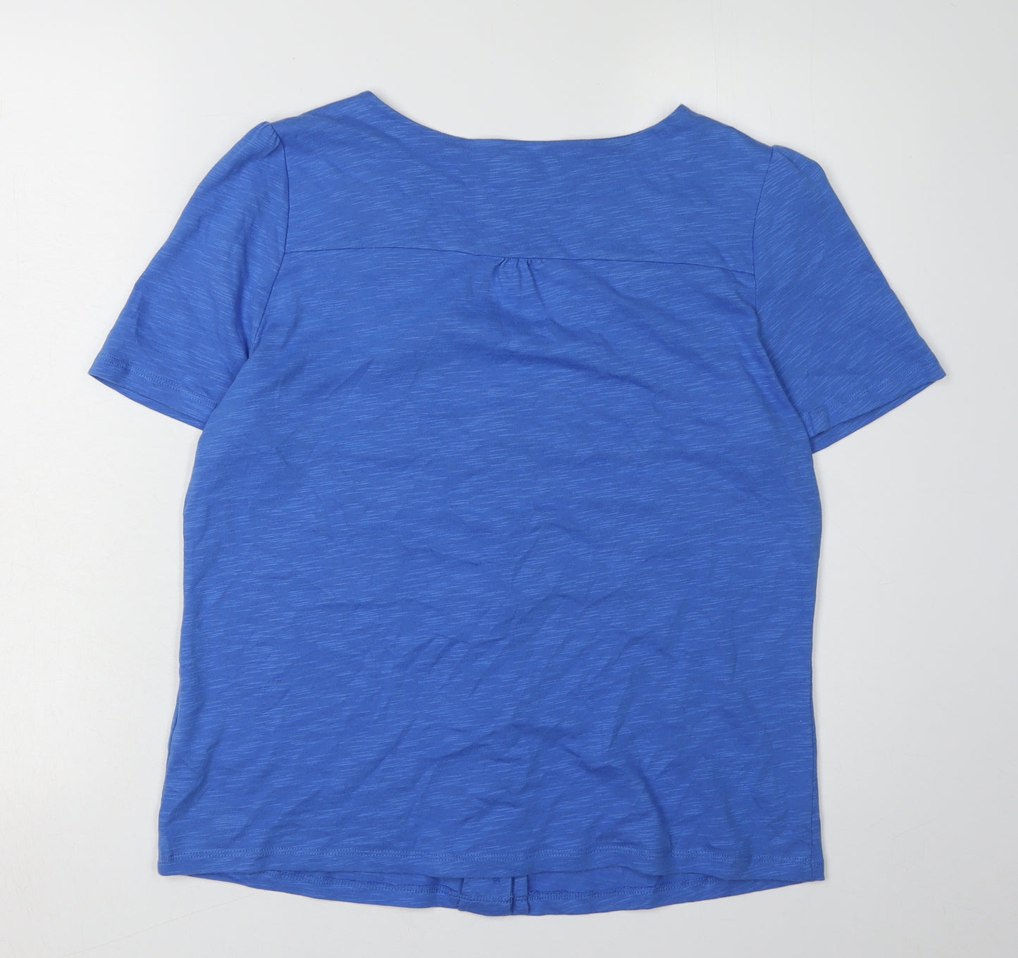 Phase Eight Women's Blue Button-Up Top - Size 12