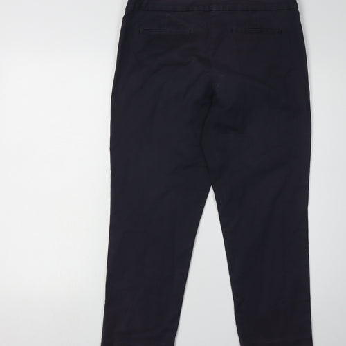 Joules Women's Blue Trousers - Size M, Casual Style