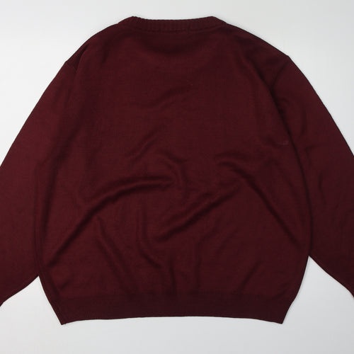 Berkertex Men's Medium Red Pullover Jumper