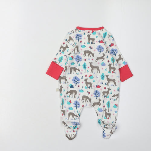 Frugi Unisex Newborn Multicoloured Babygrow - Organic Cotton