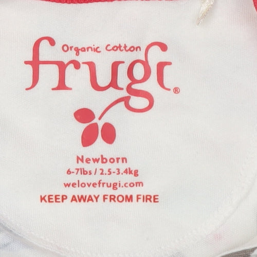 Frugi Unisex Newborn Multicoloured Babygrow - Organic Cotton