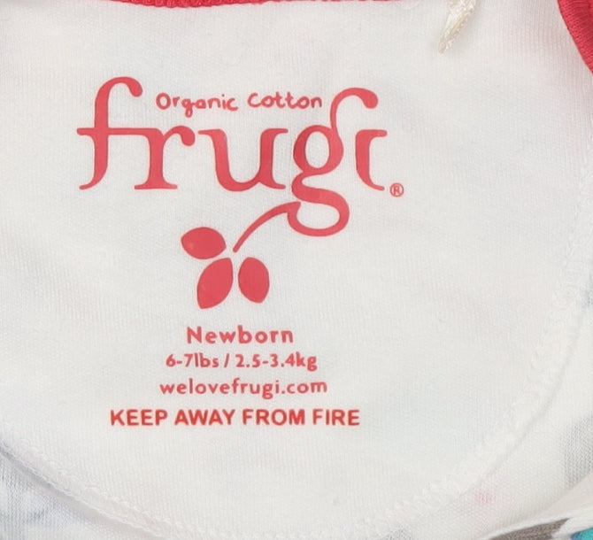 Frugi Unisex Newborn Multicoloured Babygrow - Organic Cotton