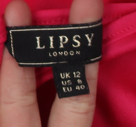 Lipsy Women's Pink Camisole Top Size 12