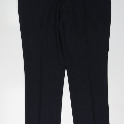 Next Men's Black Dress Pants, L, 36 in Waist