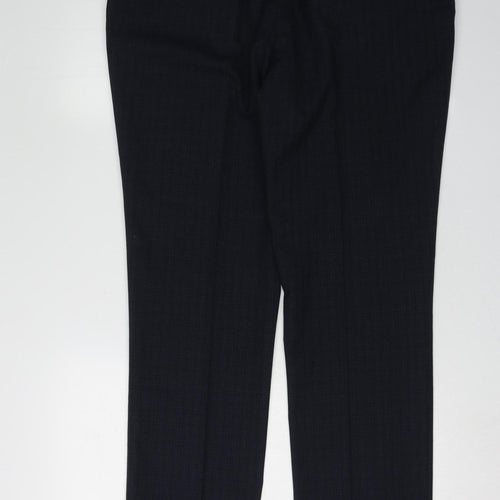 Next Men's Black Dress Pants, L, 36 in Waist