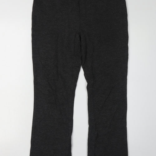 East Women's Black Trousers, Size 12, Viscose Blend