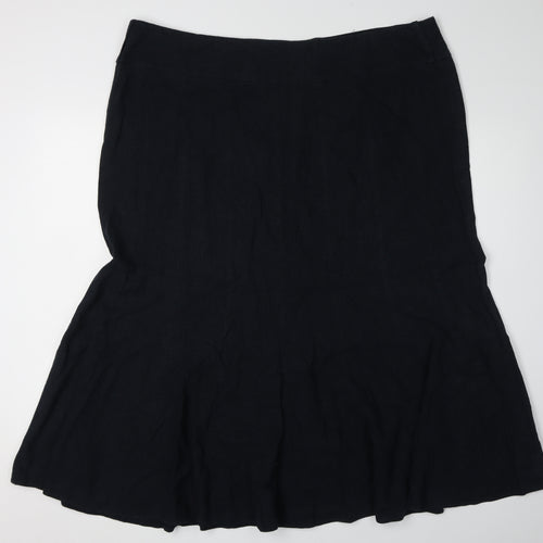 BHS Women's Black Midi Skirt Size 22