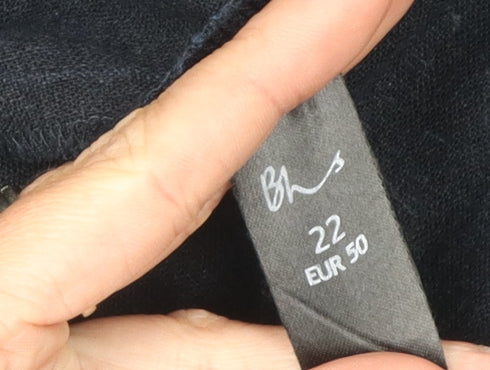 BHS Women's Black Midi Skirt Size 22