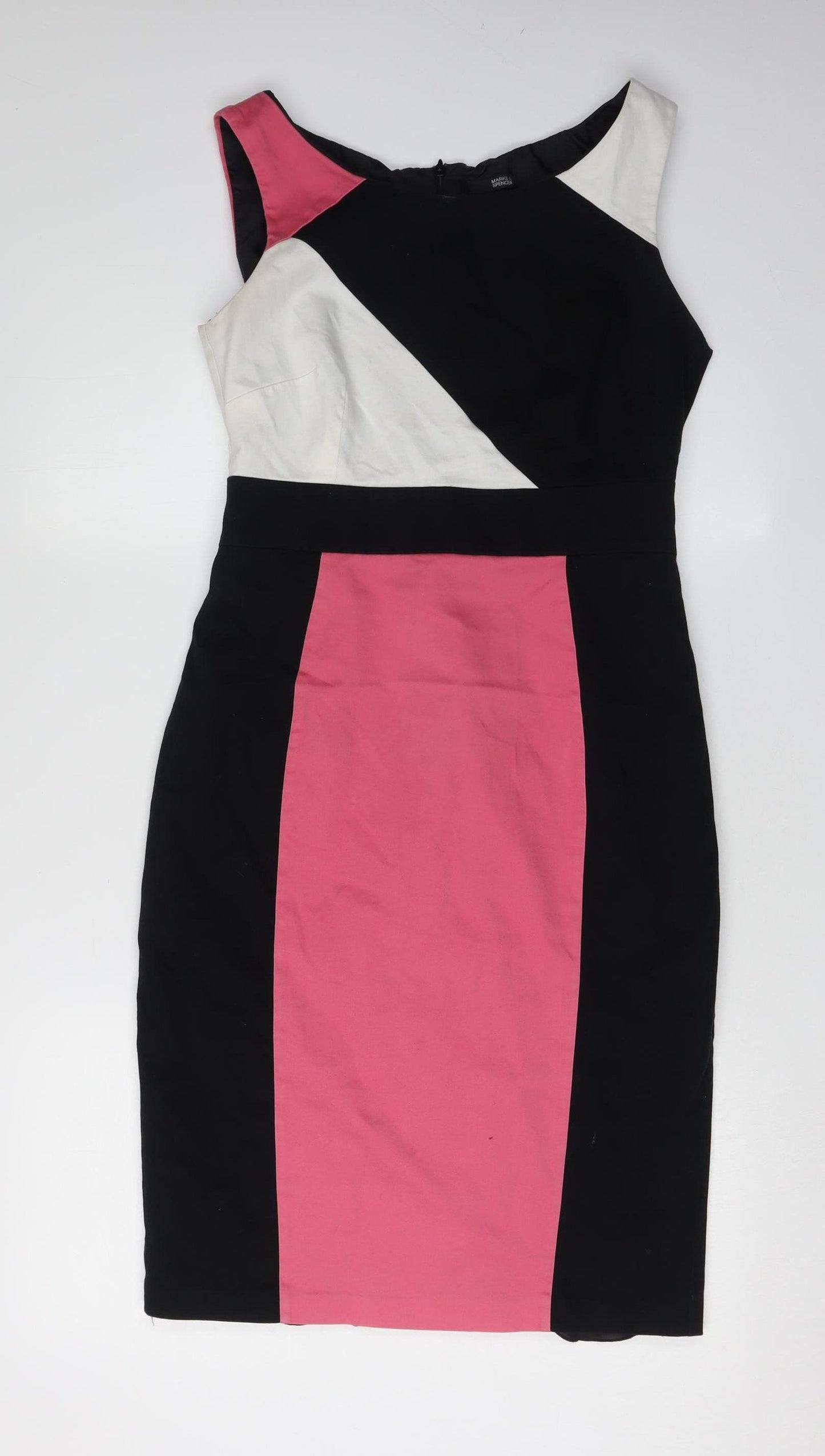 Marks and Spencer Women's Multicoloured Sheath Dress, Size 10