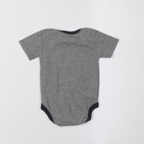 Justice League Unisex Grey Batman Babygrow 3-6 Months