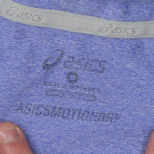 Asics Women's Blue Pullover Hoodie S, Sporty & Stylish