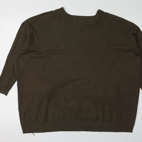 QED London Women's Green Pullover Jumper