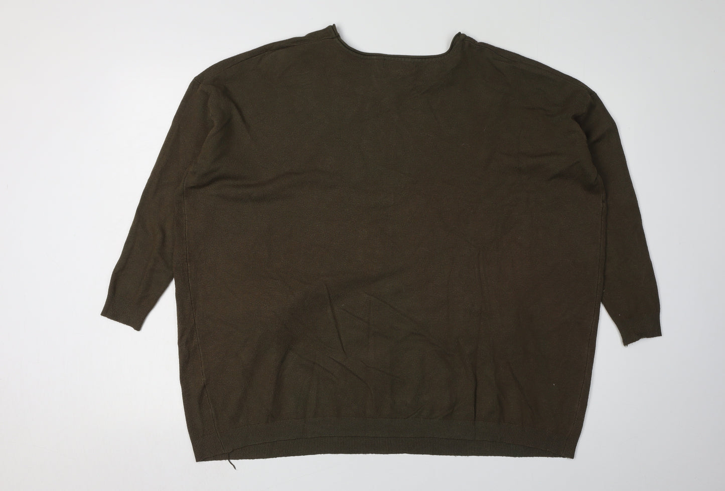 QED London Women's Green Pullover Jumper