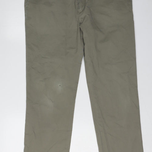Charles Tyrwhitt Men's Beige Chino Trousers, Size L