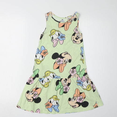 H&M Girls Disney Dress, Multicoloured, 6-8Y, Minnie Mouse