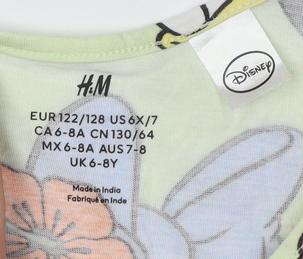 H&M Girls Disney Dress, Multicoloured, 6-8Y, Minnie Mouse