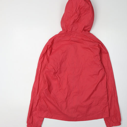 Fatface Women's Red Basic Hooded Jacket Size 10