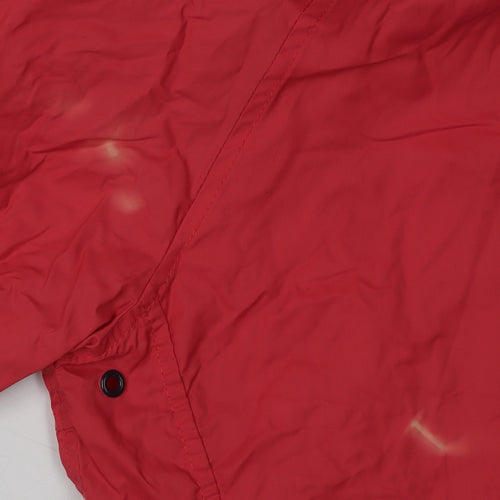 Fatface Women's Red Basic Hooded Jacket Size 10