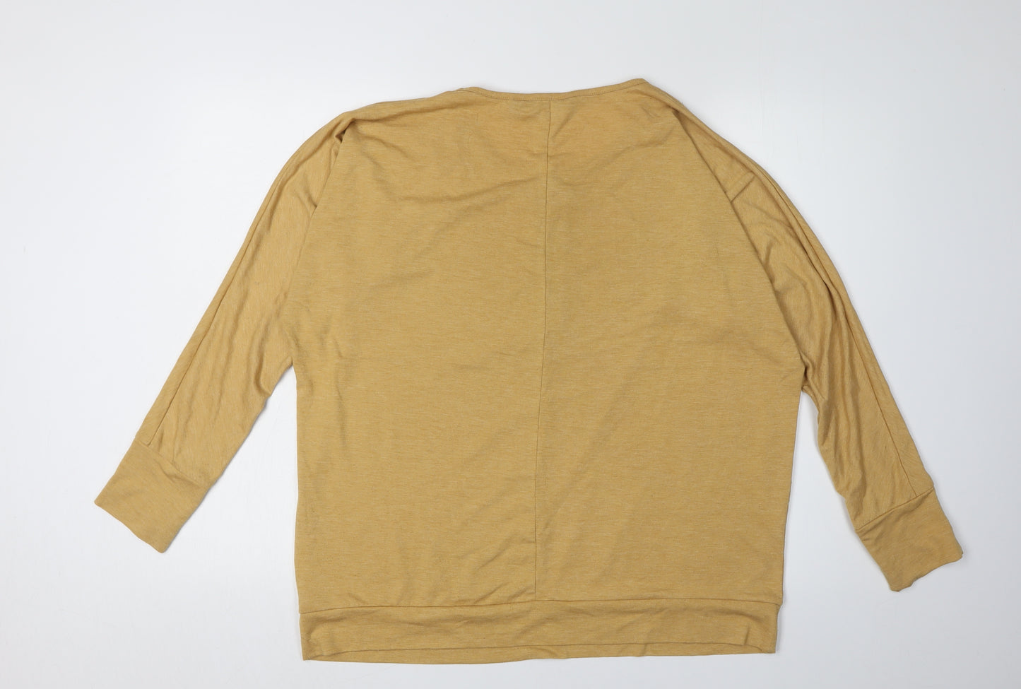 Isle Collection Yellow Long Sleeve Women's T-Shirt M