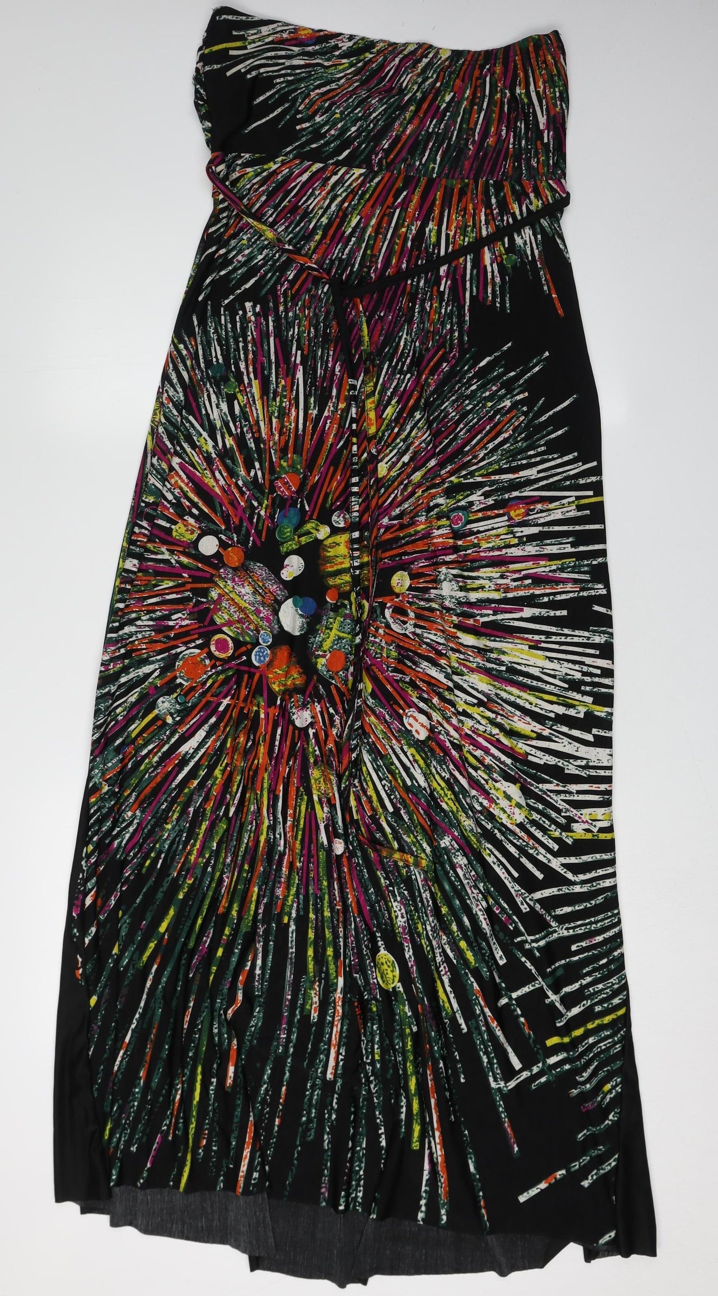 AX Paris Women's Multicoloured Fit & Flare Midi Dress