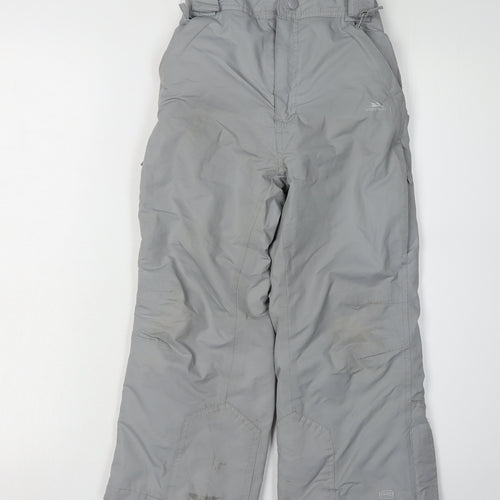 Trespass Boys' Grey Snow Pants, Size 5, Waterproof Winter Trousers