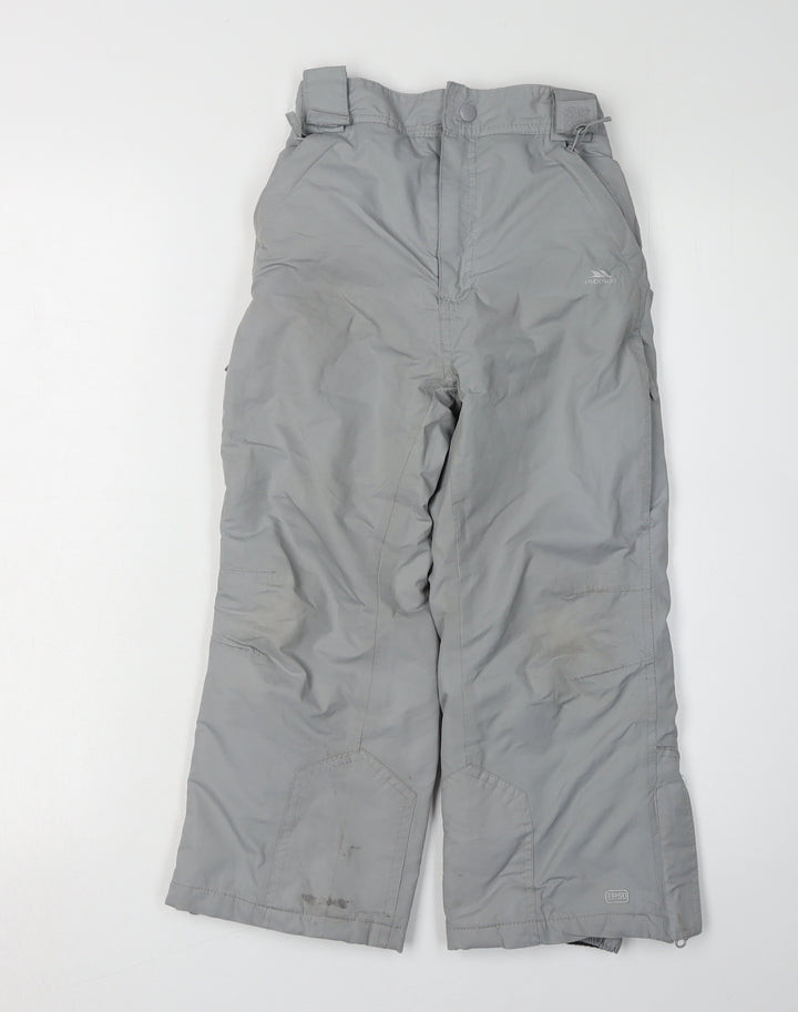 Trespass Boys' Grey Snow Pants, Size 5, Waterproof Winter Trousers