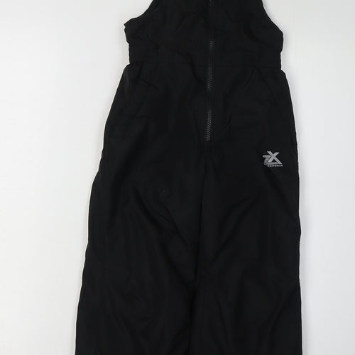 ZEROXPOSUR Boys XS Black Snow Pants for Skiing