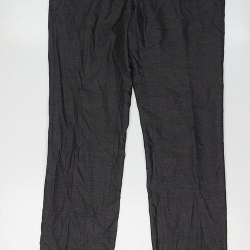 River Island Men's Black Slim Trousers Size 28