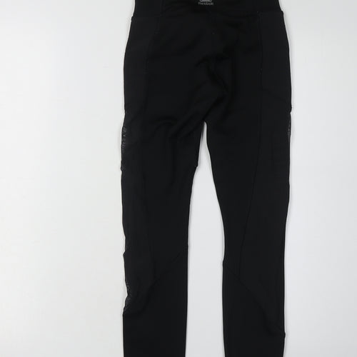 Reebok Women's Black XS Leggings Athleisure Yoga
