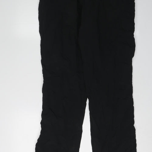 Karrimor Men's Black Track Pants, Size M, Elastic Waist
