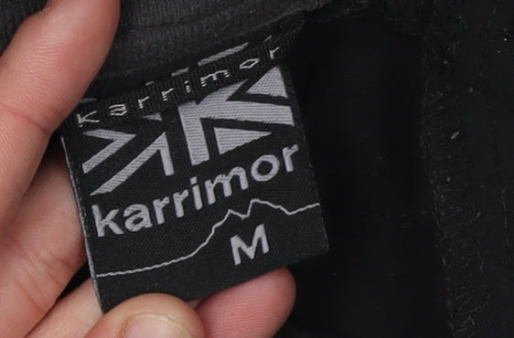 Karrimor Men's Black Track Pants, Size M, Elastic Waist