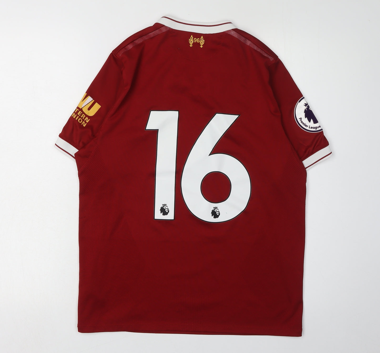 New Balance Boys Red Short Sleeve Sports Jersey Size 12