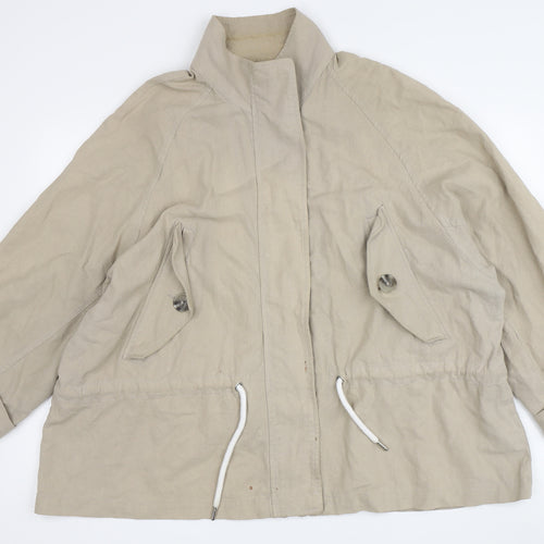 Lindex Women's Beige Relaxed Basic Jacket XS/S