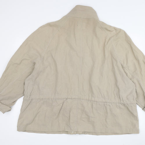 Lindex Women's Beige Relaxed Basic Jacket XS/S