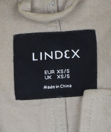 Lindex Women's Beige Relaxed Basic Jacket XS/S