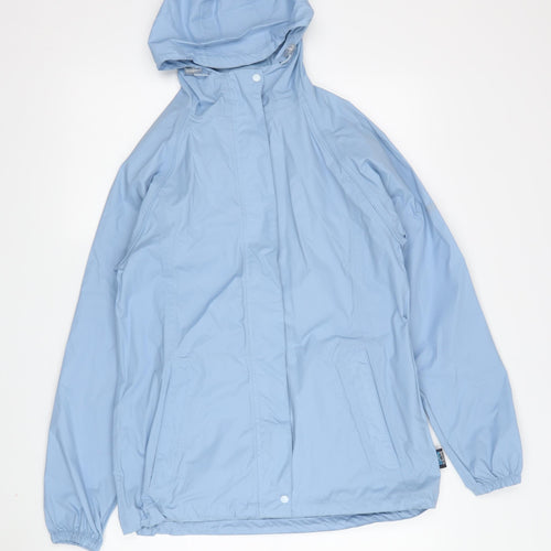 Regatta Women's Blue Waterproof Hooded Jacket Size 10