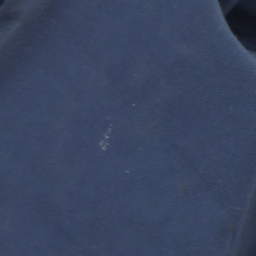 Jaeger Women's Blue Shift Dress L 3/4 Sleeve Pockets