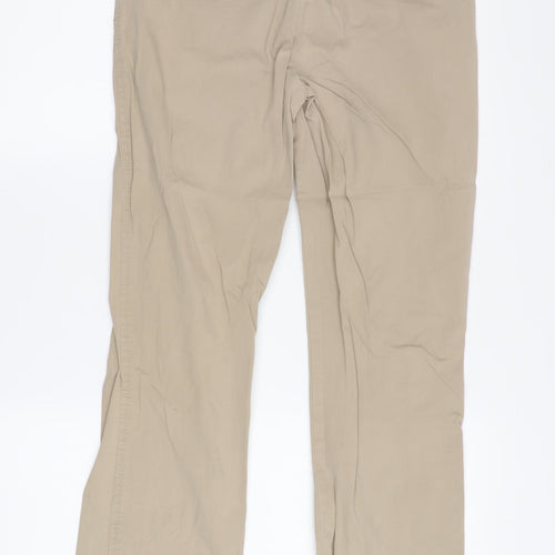 Laura Ashley Women's Beige Chino Trousers Size 8