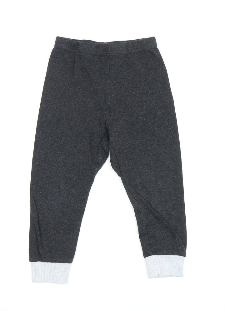 Marvel Boys Black Pyjama Pants Size 5 Superhero Sleepwear