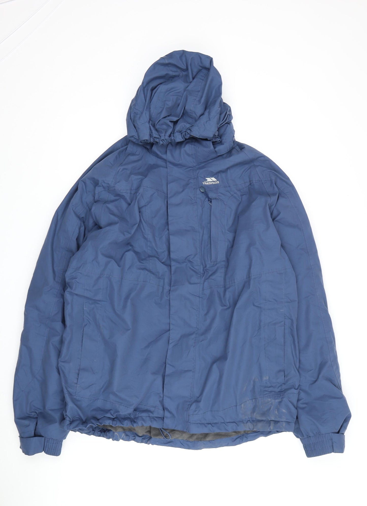 Trespass Men's Blue Waterproof Parka Jacket L
