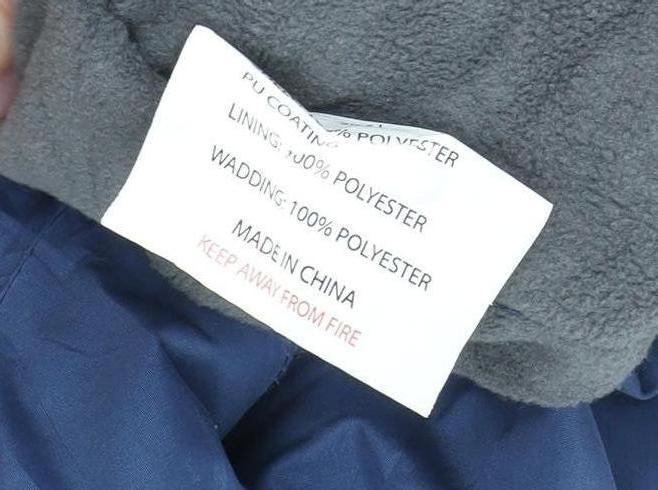 Trespass Men's Blue Waterproof Parka Jacket L