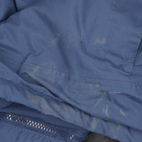 Trespass Men's Blue Waterproof Parka Jacket L