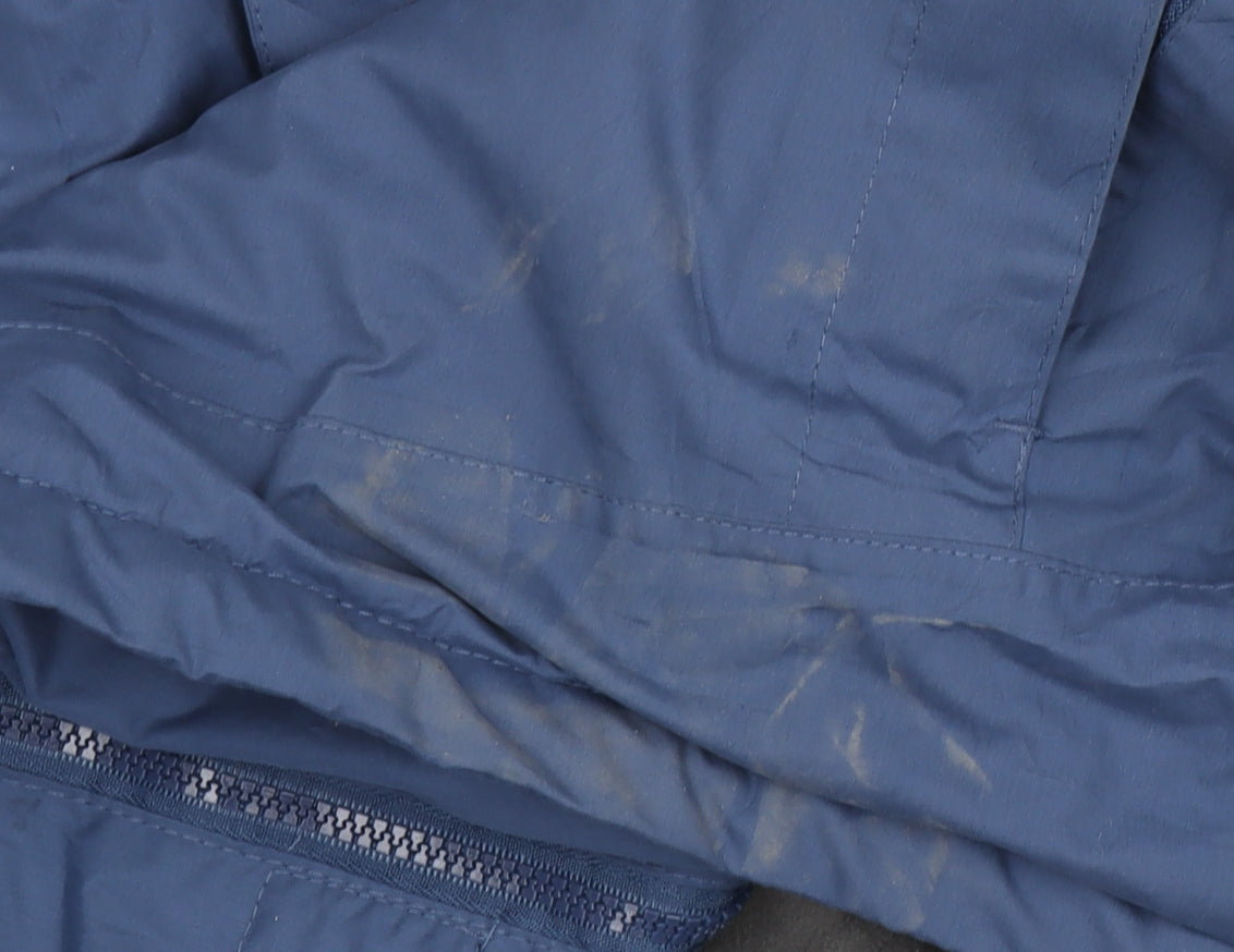 Trespass Men's Blue Waterproof Parka Jacket L