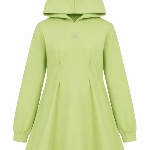 Kappa Girls Green Hooded A-Line Dress 9-10 Years
